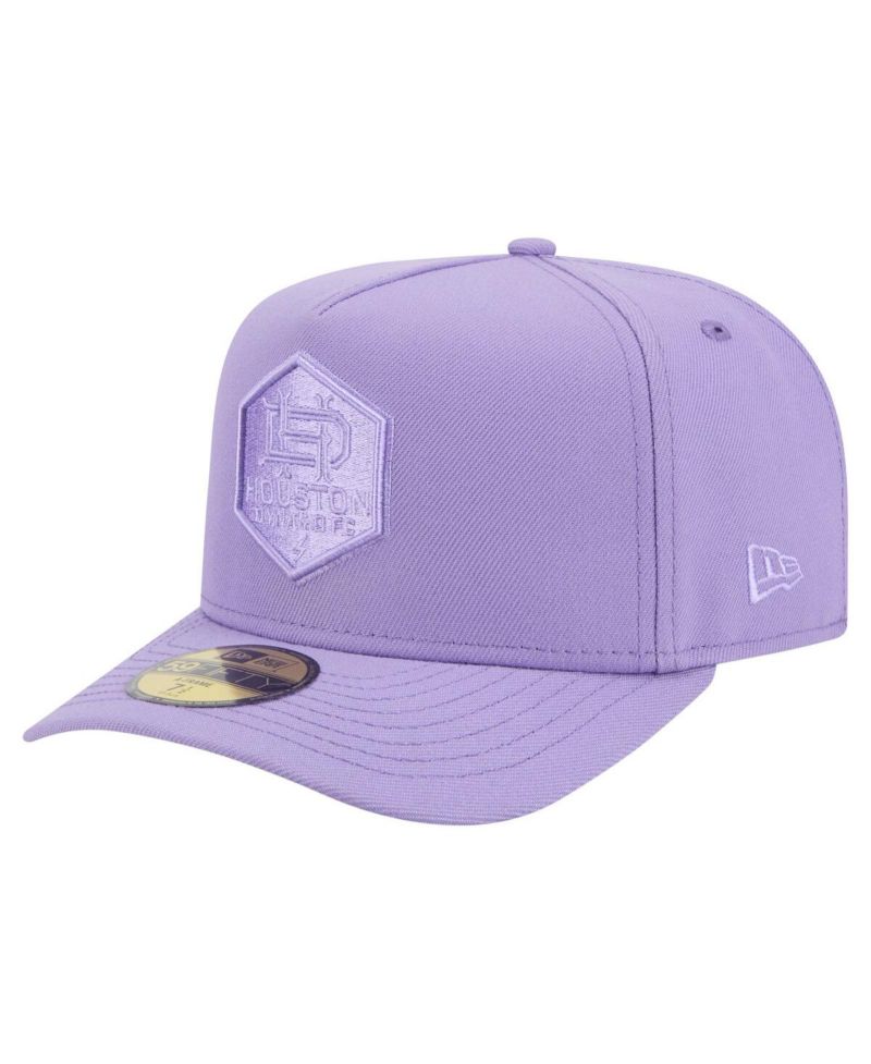 Men's Purple Houston Dynamo FC Color Pack A-Frame 59FIFTY Fitted Hat