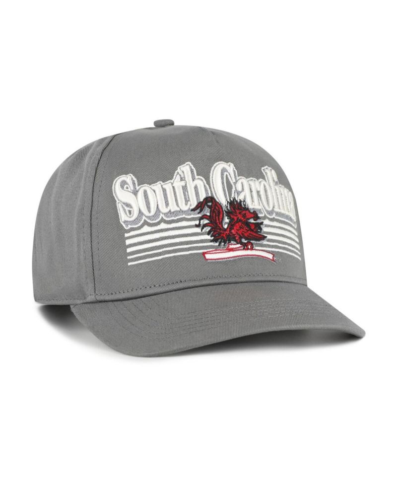 Men's Gray South Carolina Gamecocks Script Fade Hitch Adjustable Hat