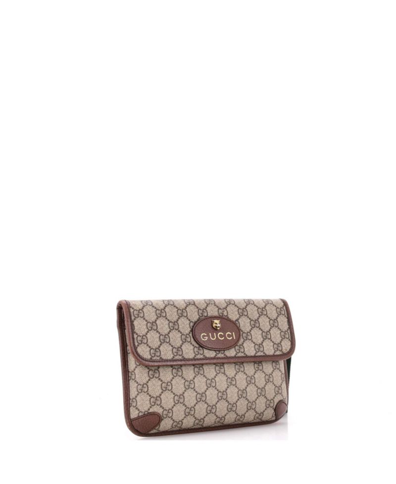 Neo Vintage Flap Belt Bag GG Coated Canvas