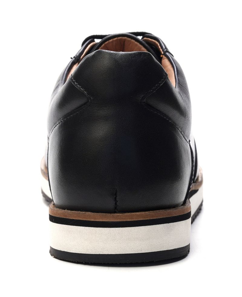 Men's Brooklyn Leather Round-Toe Sneakers