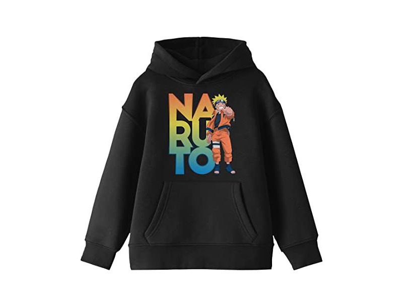 Classic Character Pointing With Ombre Text Youth Black Graphic