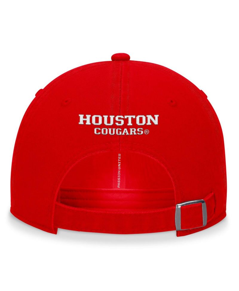 Men's Red Houston Cougars Heritage CeeCee Adjustable Hat