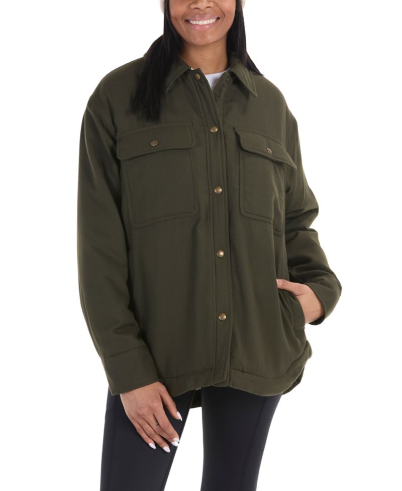 Women's Ridgefield Sherpa Lined Flannel Coat