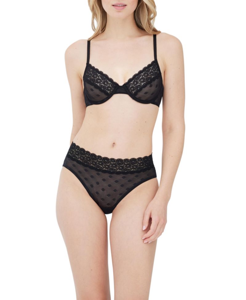 Women's Dare Dot Pattern Unlined Underwire Bra