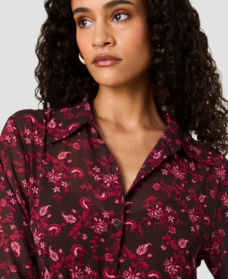 Women's Marina Aurora Floral Long-Sleeve Mini Dress