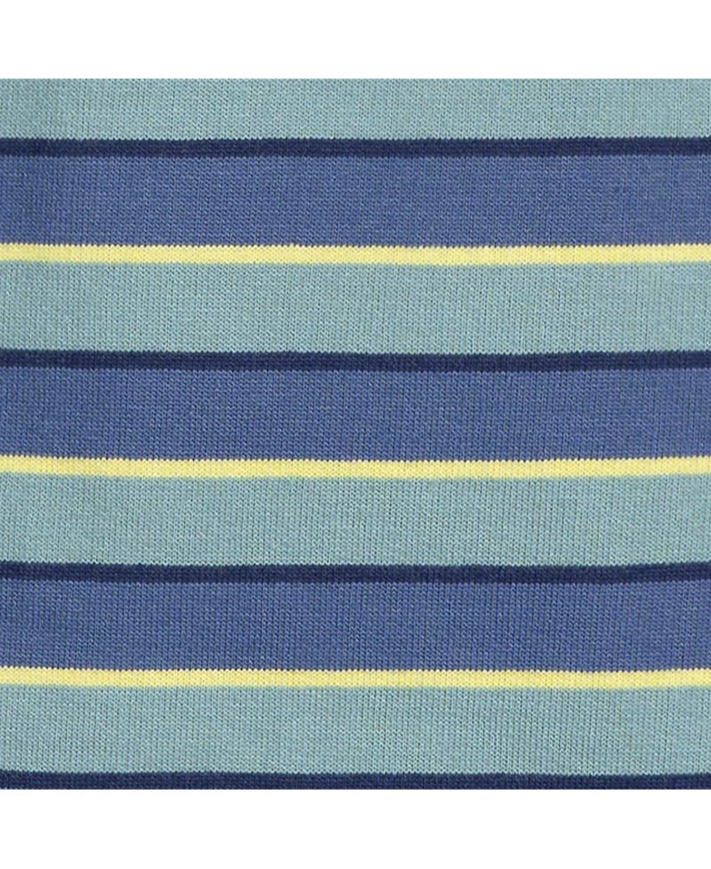Baby Boys Collared Romper, Blue and Green.