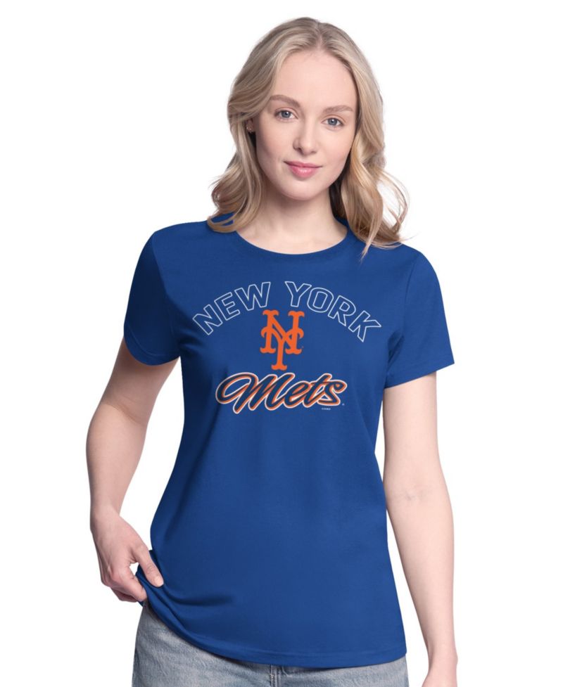 Women's Royal/Heather Gray New York Mets Short-Sleeve and Long-Sleeve T-Shirt Combo Pack