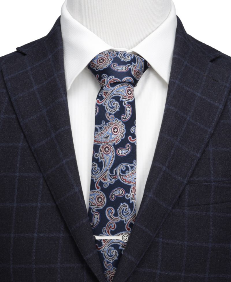 Men's Captain America Paisley Tie