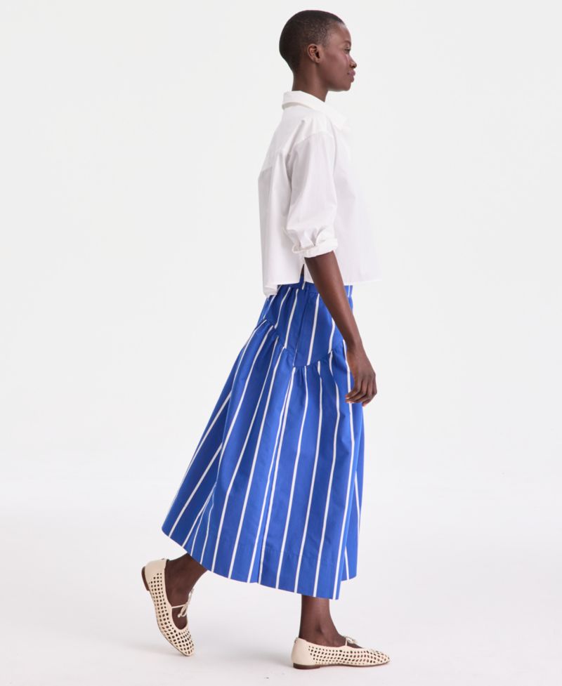 Women's Pull On Stella Poplin Midi Skirt