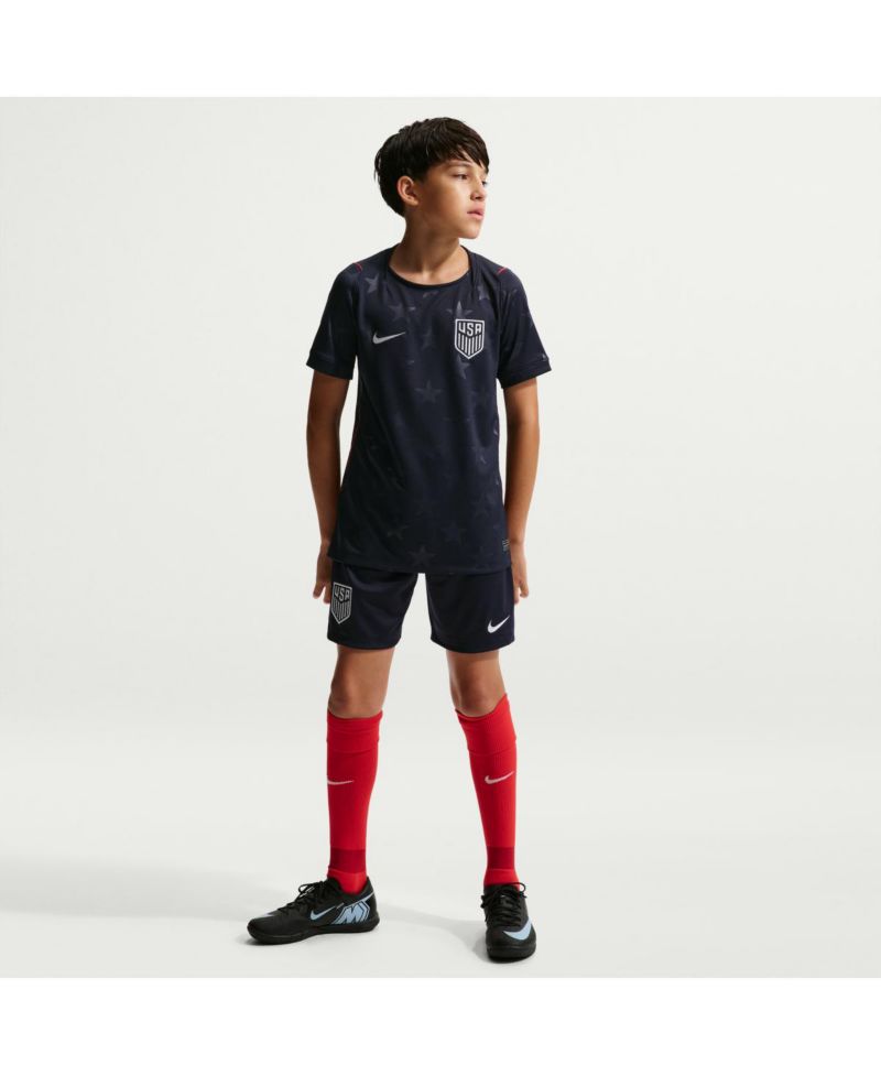 Big Boys and Girls Navy USMNT 2026 Away Stadium Replica Shorts