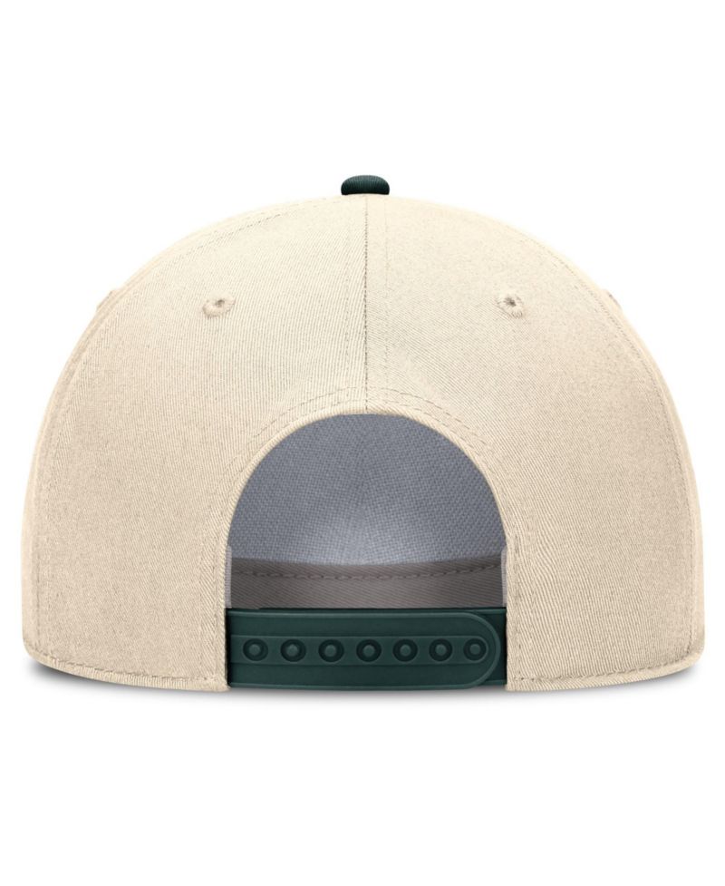 Men's and Women's Natural Michigan State Spartans Legacy Vintage Rope Rise Adjustable Hat