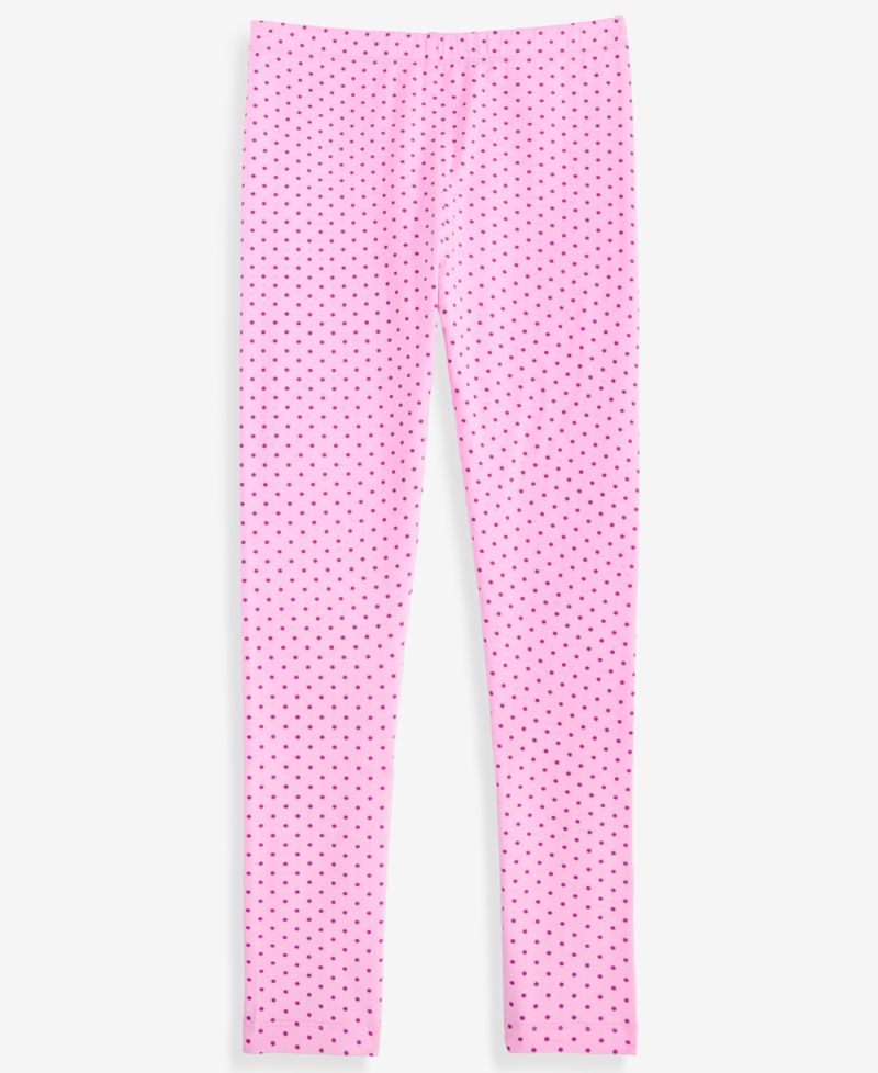Girls' XS-XL Dot-Print Leggings