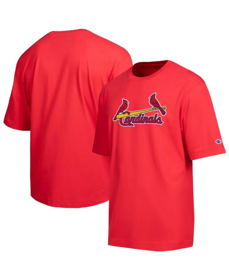 Men's St. Louis Cardinals Chenille Applique Wordmark Relaxed-Fit T-Shirt