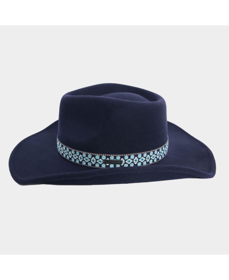 Unisex Rogue Woven Band Wool Felt Hat