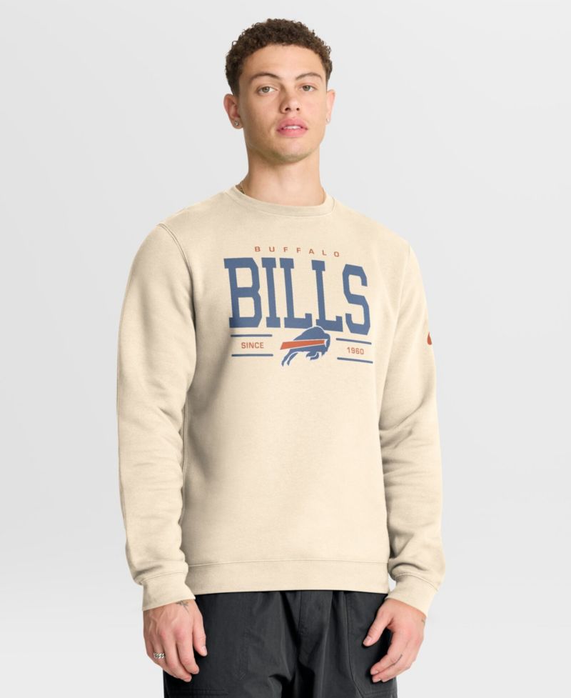 Men's Natural Buffalo Bills Always Reppin' Club Sweatshirt