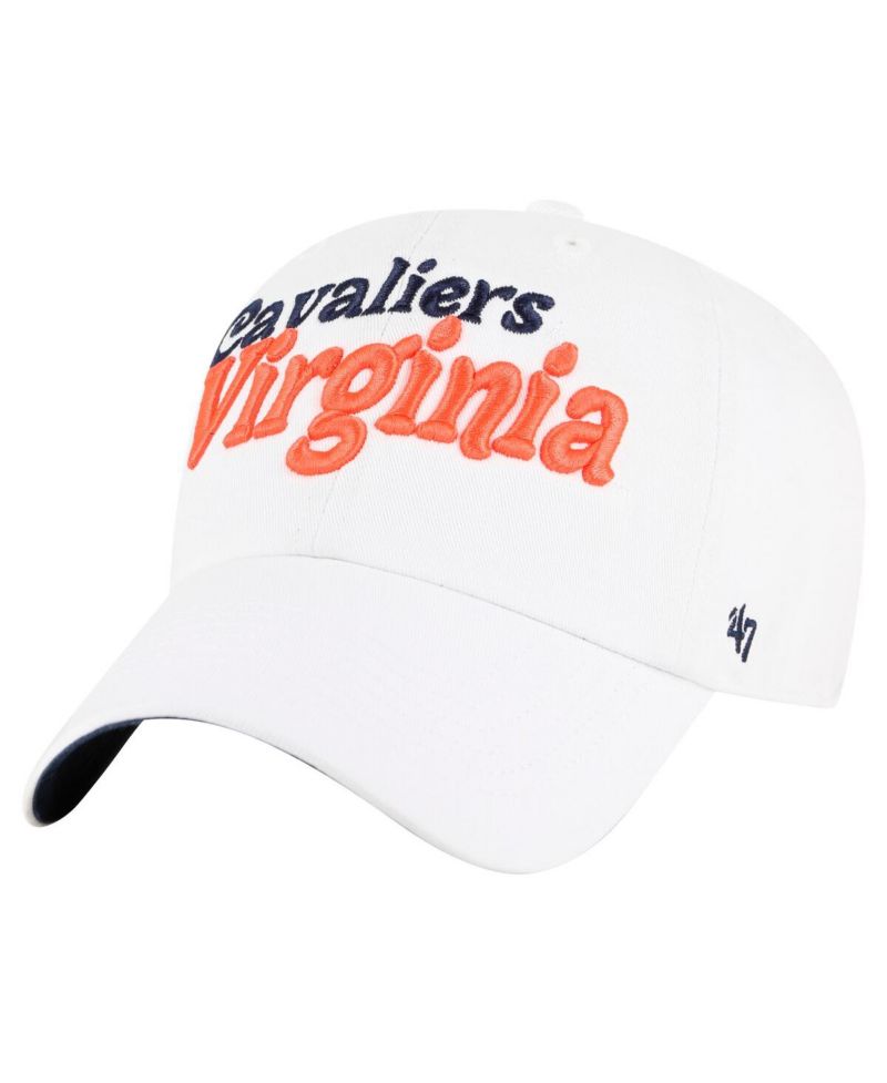 Women's White Virginia Cavaliers Pensacola Clean Up Adjustable Hat