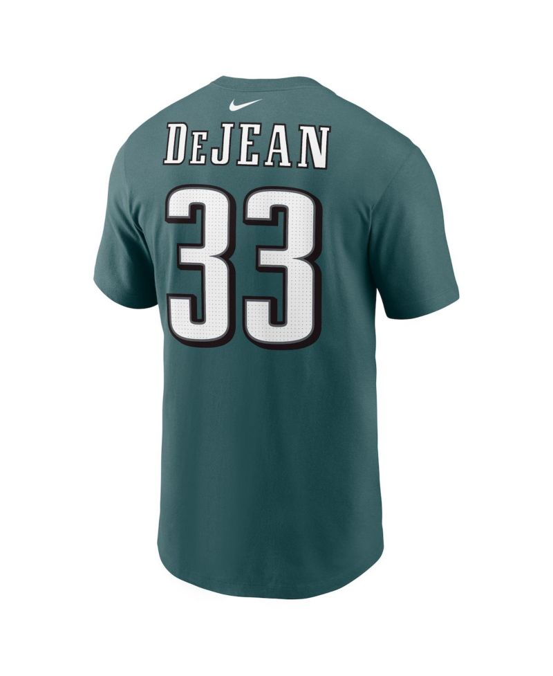 Men's Cooper DeJean Midnight Green Philadelphia Eagles Player Name & Number T-Shirt