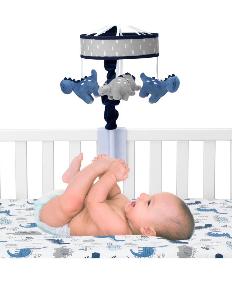 Baby Dino Dinosaur Musical Crib Mobile