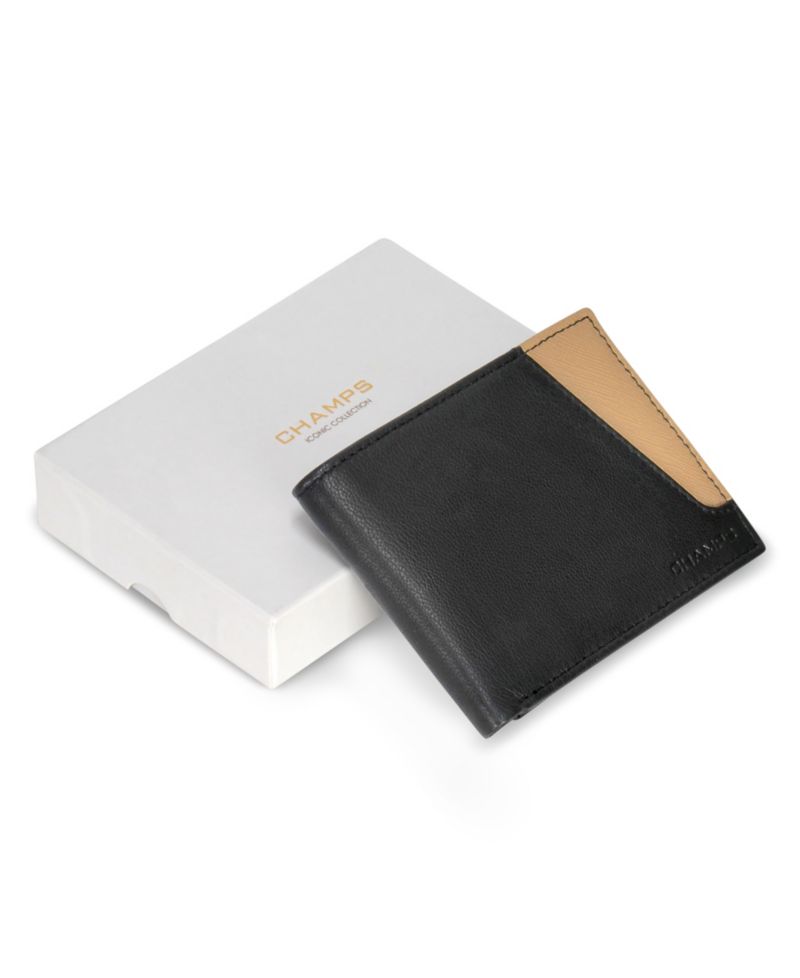 Men's Iconic Collection Leather Bi-Fold Wallet