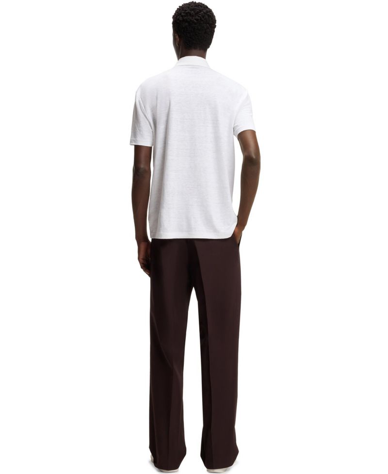 BECKHAM x BOSS Men's Linen Polo Shirt