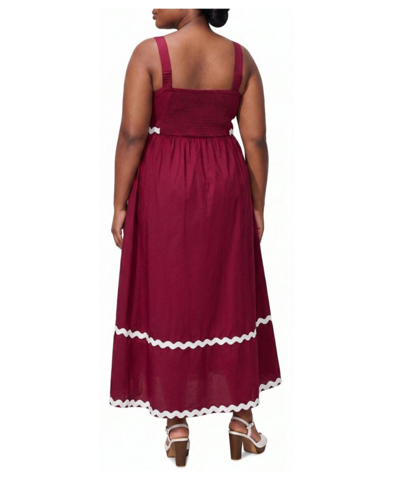 Plus Size Belle Isle Empire-Waist Babydoll Maxi Dress