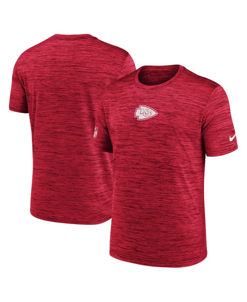 Men's Red Kansas City Chiefs Big & Tall Sideline Velocity Performance T-Shirt