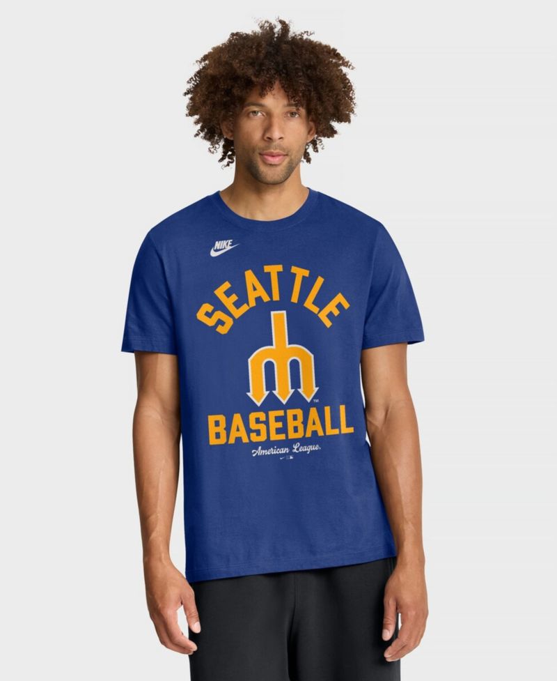 Men's Royal Seattle Mariners Cooperstown Collection T-Shirt