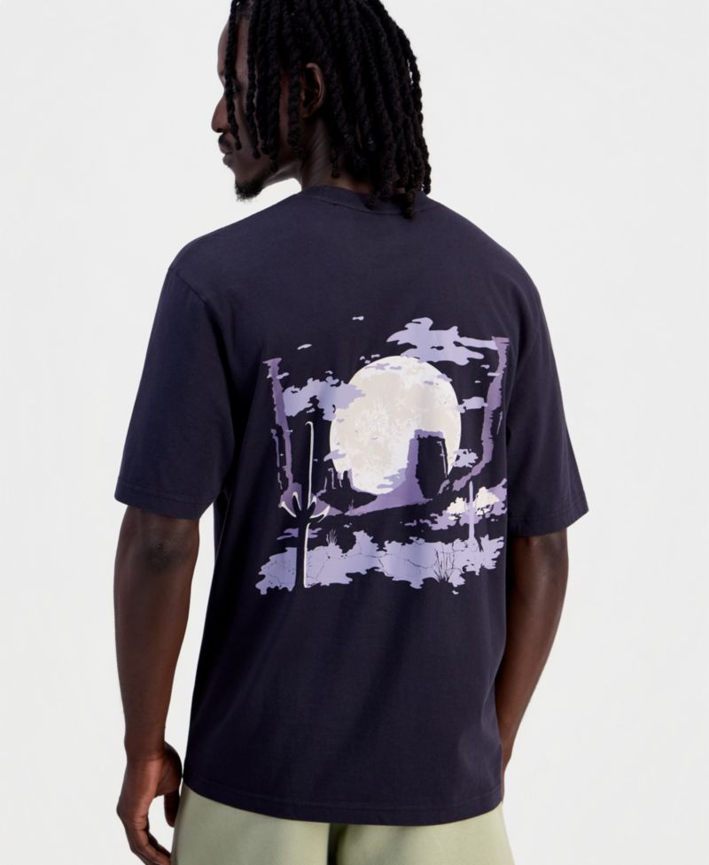 HUGO by Men's Noxwash Graphic Crewneck T-Shirt