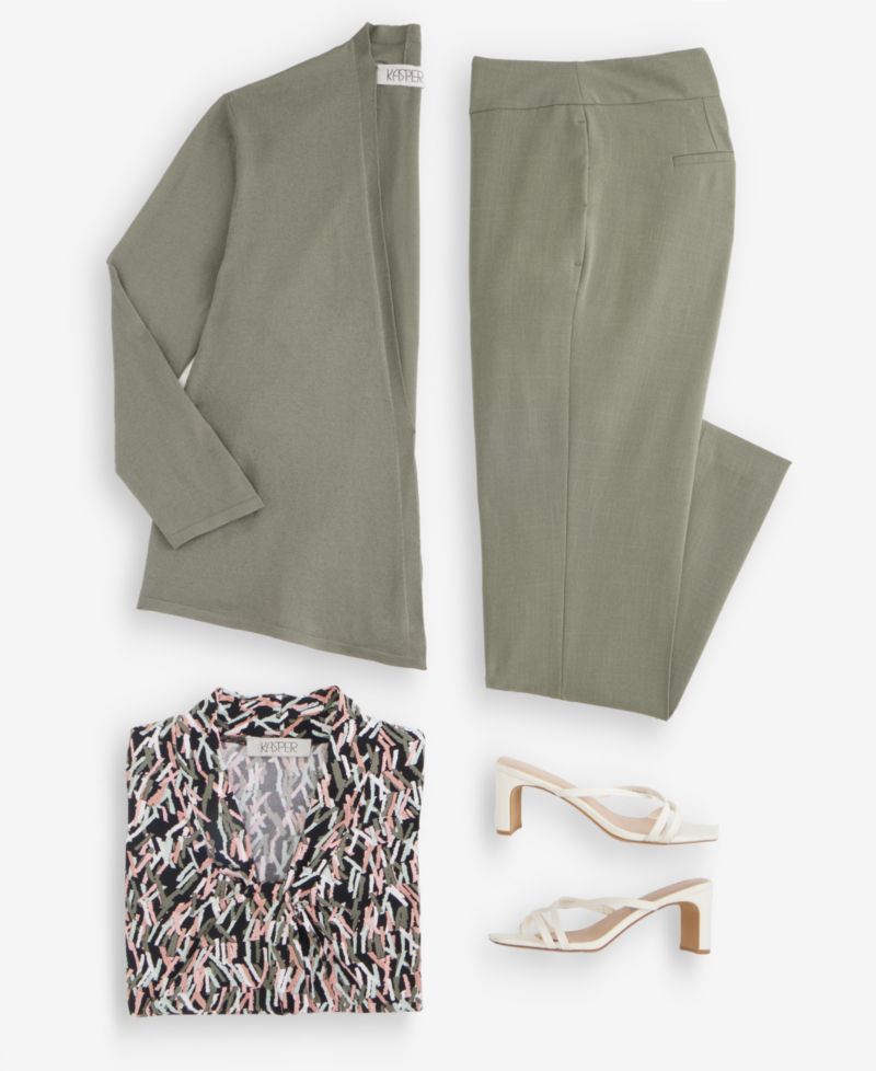 Women's Fly-Front Slim Pants
