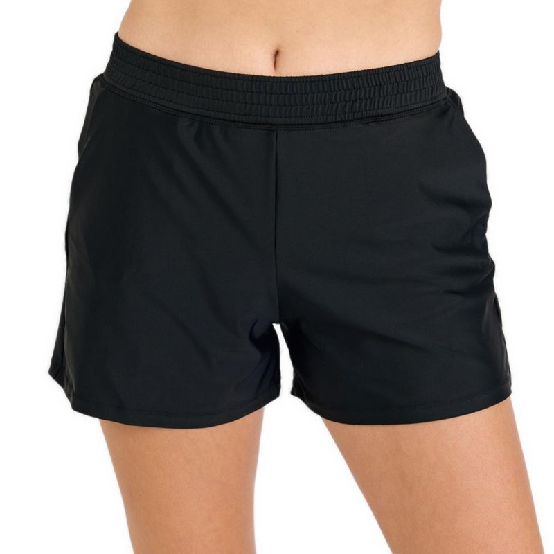 Women's Classic Fit Swim Shorts With Panty