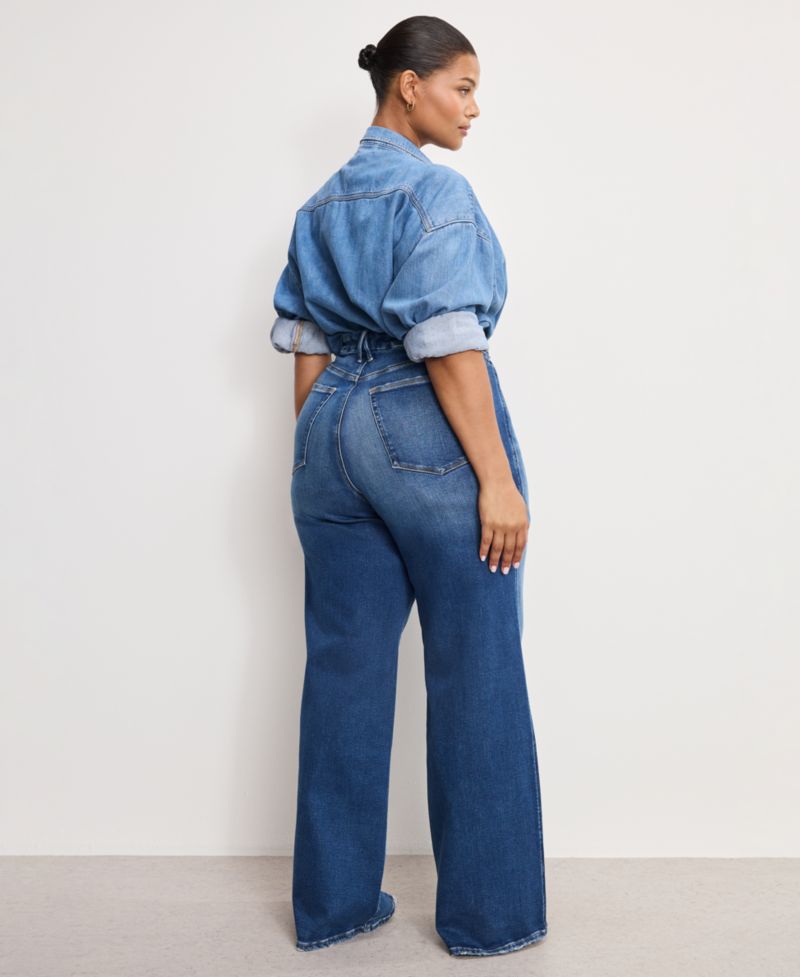 Women's Soft Tech Good Skate Wide Leg Jeans, Regular & Plus Size