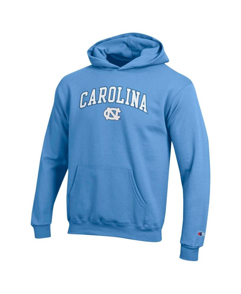 Big Boys and Girls Carolina Blue North Carolina Tar Heels Campus Pullover Hoodie