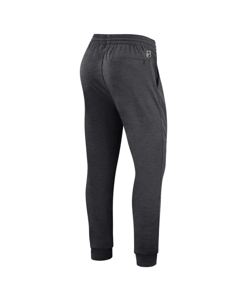 Men's Heather Charcoal Vegas Golden Knights Authentic Pro Road Jogger Sweatpants