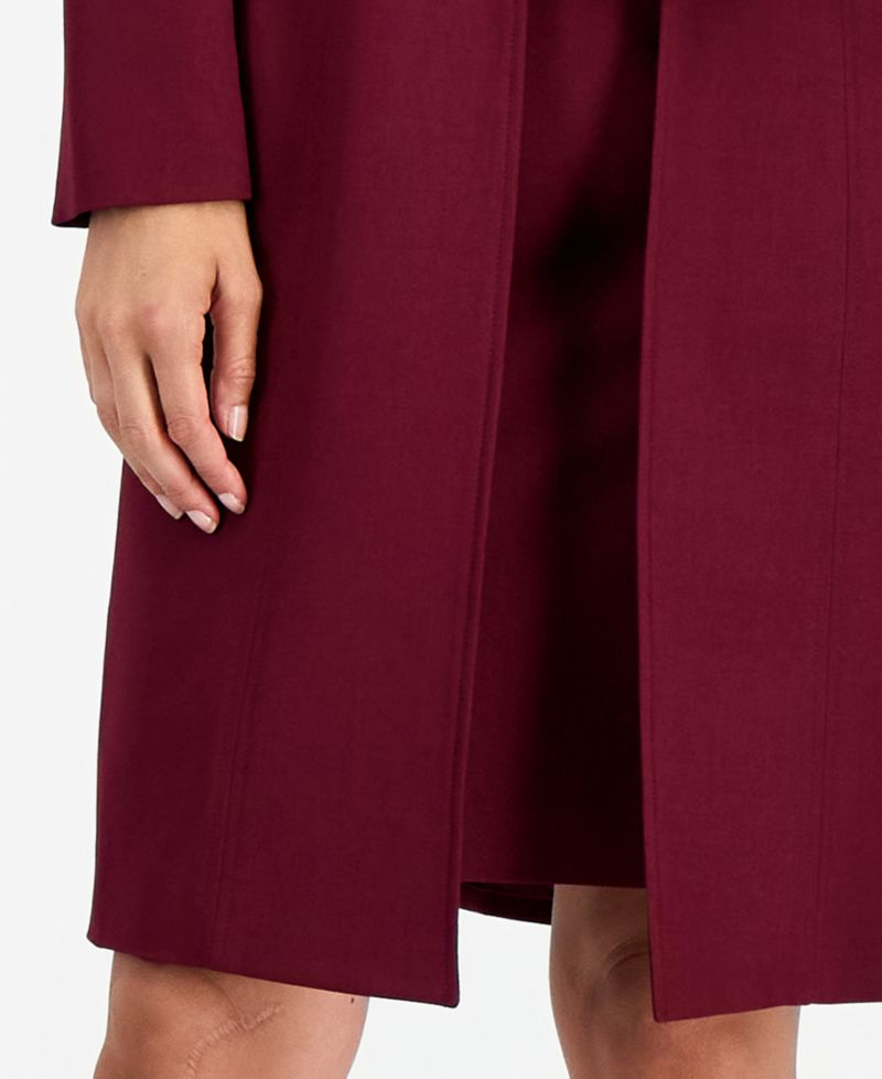 Women's Peak-Lapel Sheath Topper & Dress, 2-Piece Set
