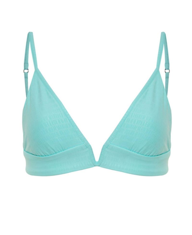 Women's Paradiso Full-Coverage Longline Reversible Eyelet Bikini Top