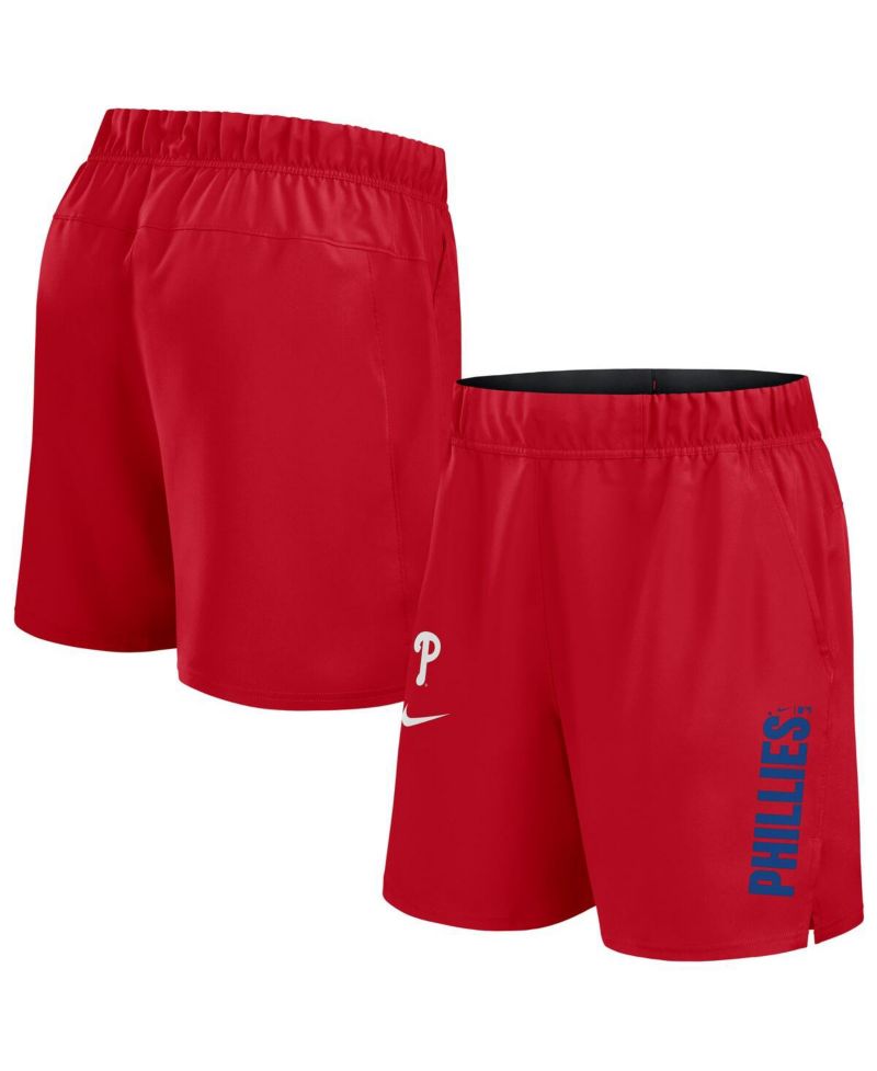 Men's Red Philadelphia Phillies Woven Victory Performance Shorts