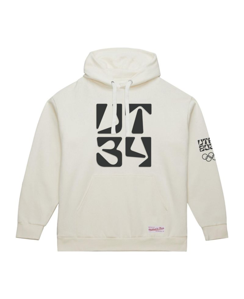 Women's Mitchell Ness Utah 2034 Graphic Fleece Pullover Hoodie