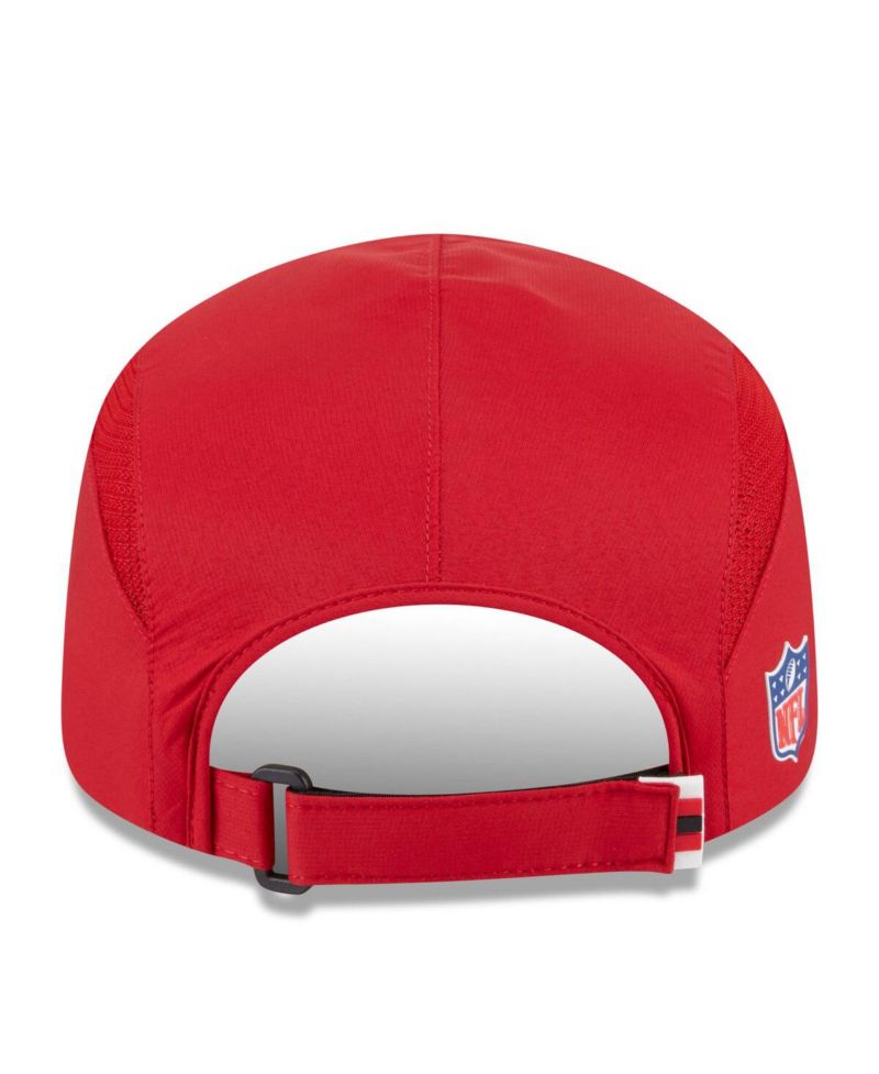 Men's Scarlet San Francisco 49ers 2025 Sideline Runner Adjustable Hat