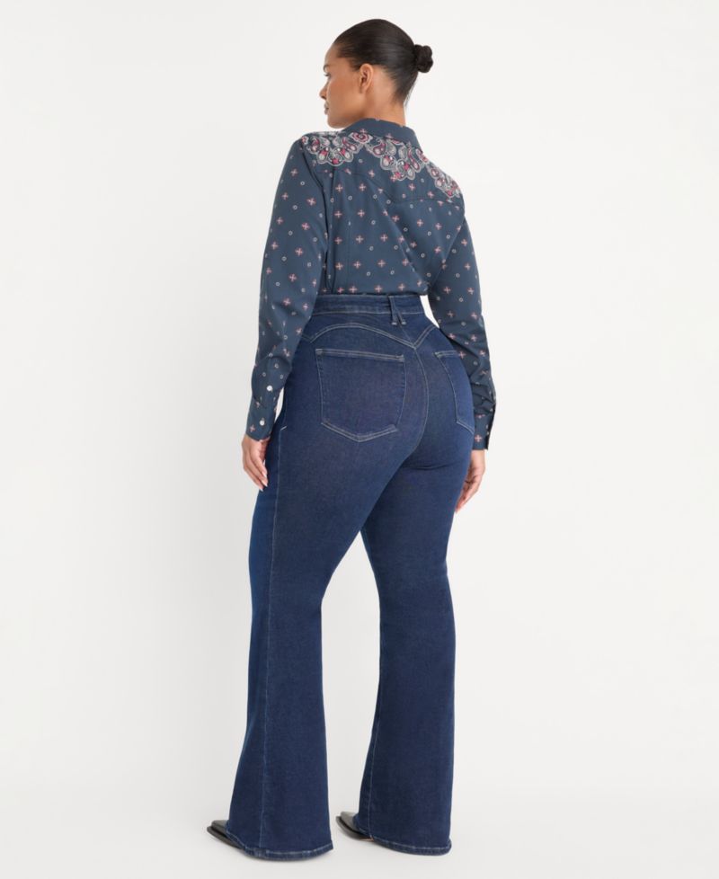 Women's Dolly Joleans Flare Jeans, Regular & Plus Size
