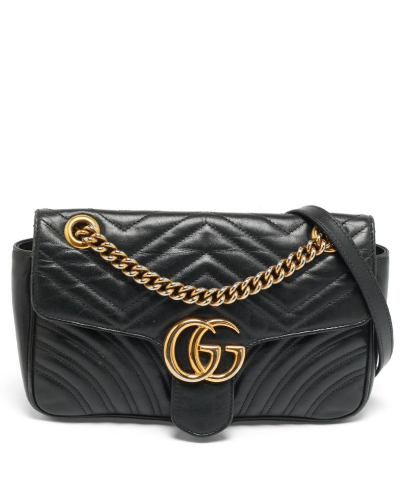 GG Marmont Medium Matelasse Leather Shoulder Bag