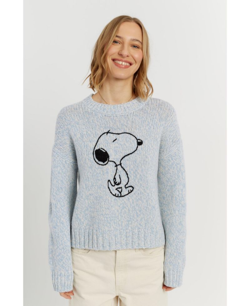 Women's Chinti and Parker Merino Snoopy Marl Sweater