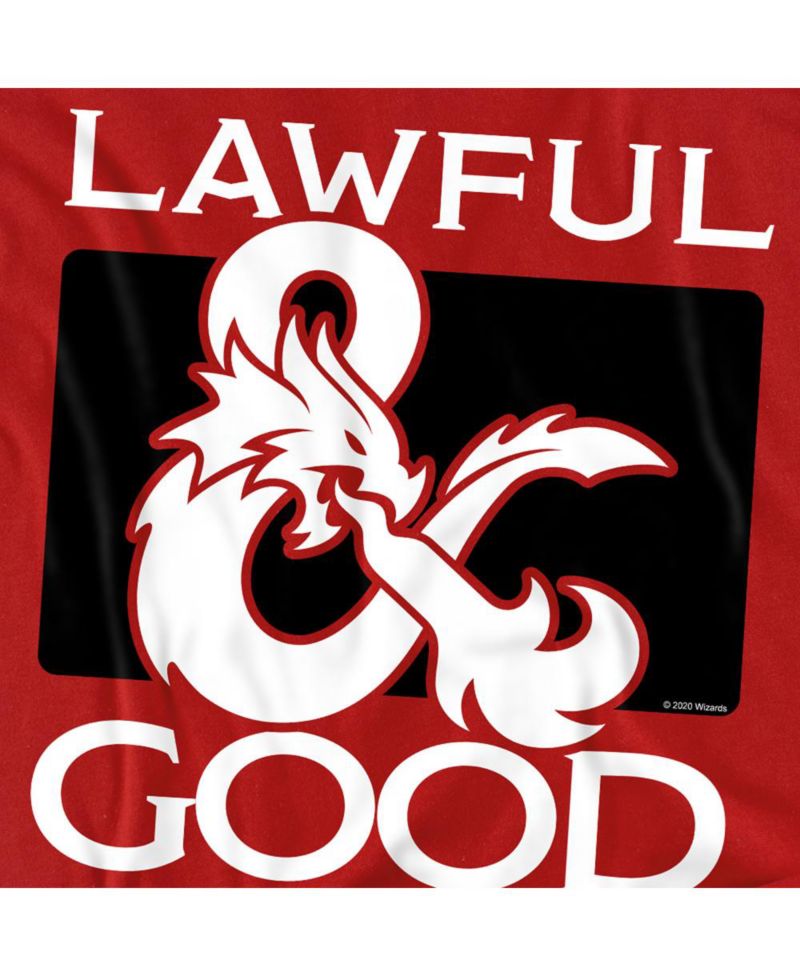 Big & Tall Dungeons And Dragons Lawful Good T-Shirt