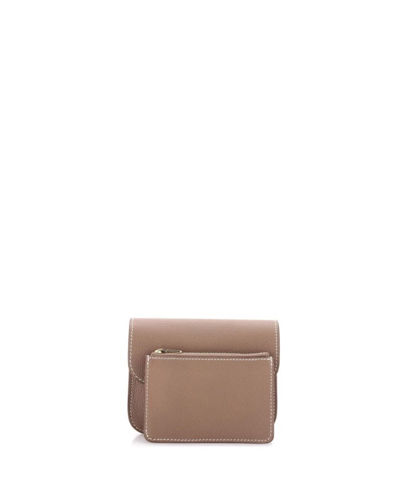 Pre-Owned Hermes Constance Slim Wallet Evercolor