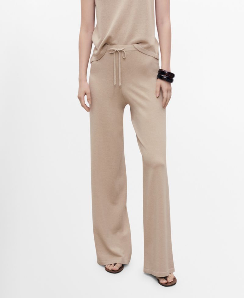 Women's Straight Knitted Pants