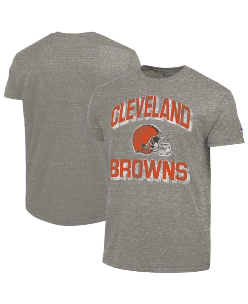 Men's Charcoal Cleveland Browns Ultimate Tri-Blend T-Shirt