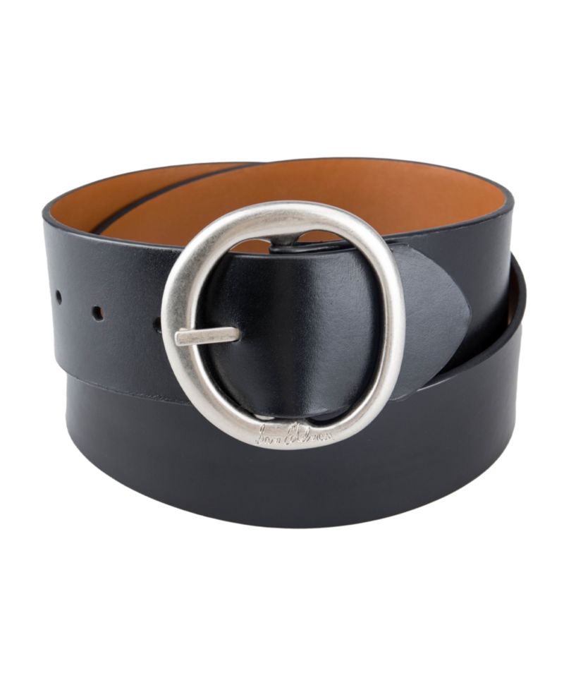 Women's Two-in-One Reversible Center Bar Buckle Belt