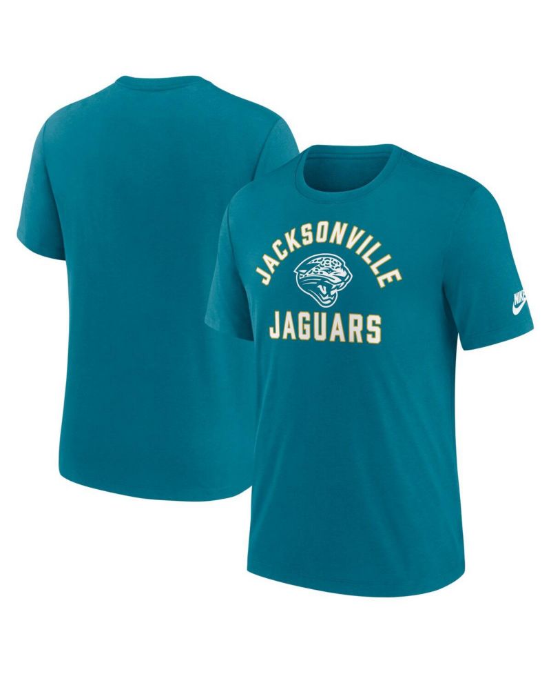 Men's Teal Jacksonville Jaguars Favorable Timeline Tri-Blend T-Shirt