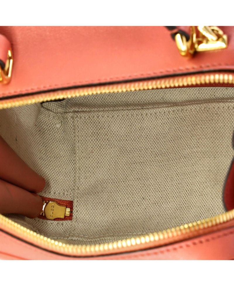 Blondie NM Top Handle Shoulder Bag Diagonal Quilted Leather