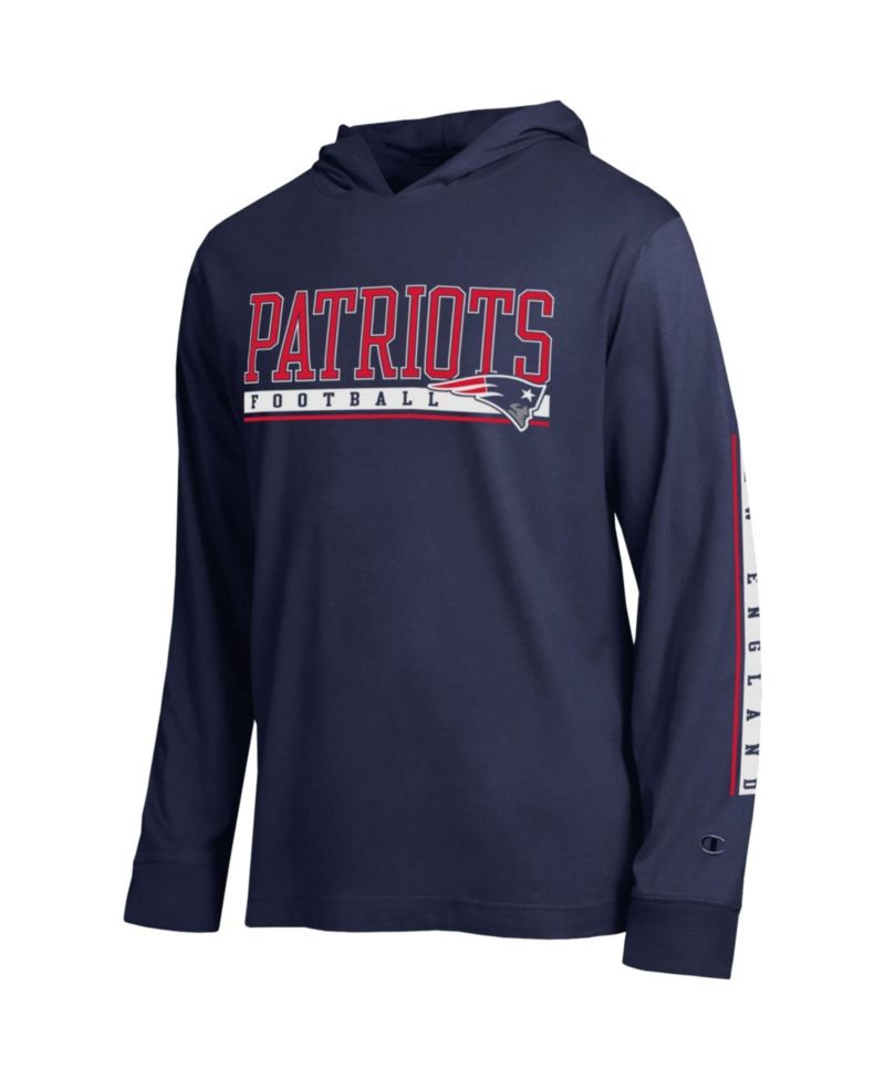 Men's Navy New England Patriots All Star Hooded T-Shirt