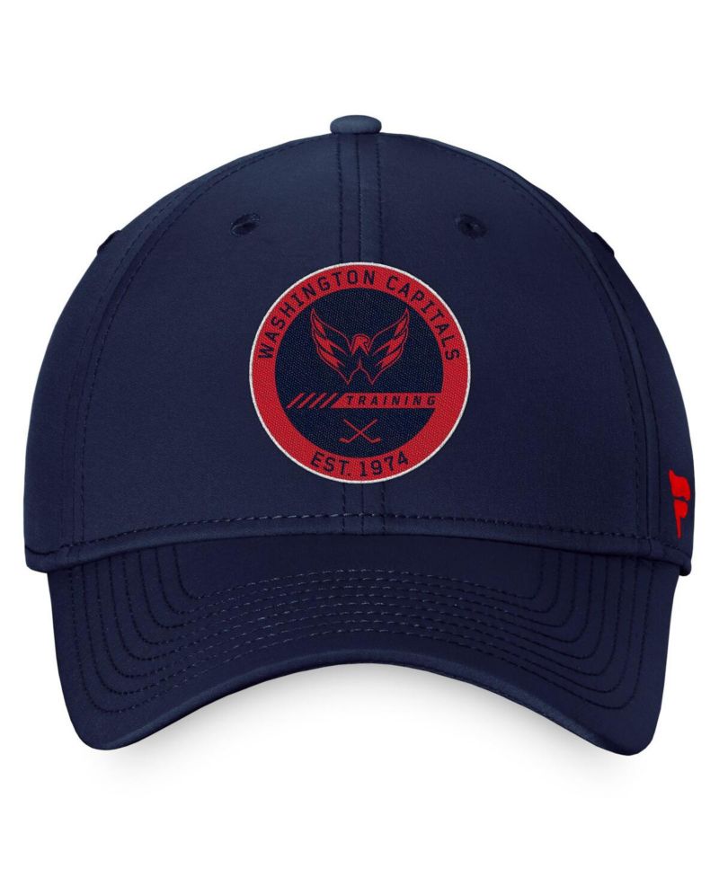 Men's Navy Washington Capitals Authentic Pro Training Camp Flex Hat